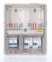 LY-K201C单相二位插卡式电表箱