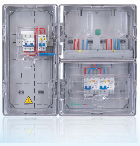 LY-K-201D 单相二位插卡式电表箱