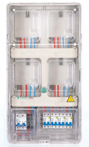 LY-K401C 单相四位插卡式电表箱
