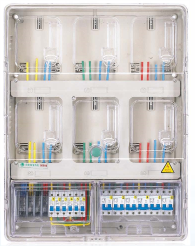 LY-K601C 单相六位插卡式电表箱