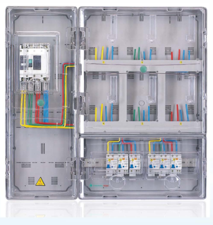 LY-K601D 单相六位插卡式电表箱
