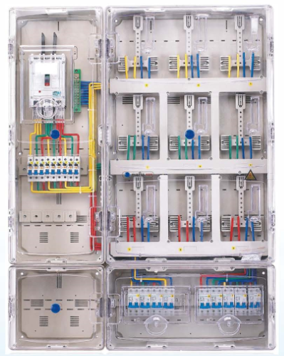 LY-K901DL 单相九位插卡式电表箱