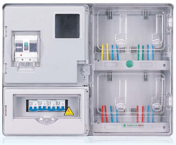 LY-K401E 单相四位插卡式电表箱